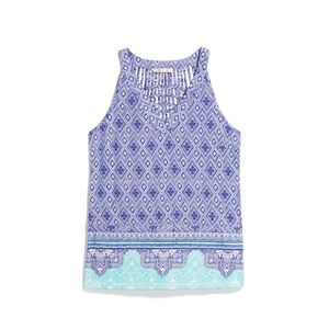 SKIES ARE BLUE
Edgar Border Print Knit Top